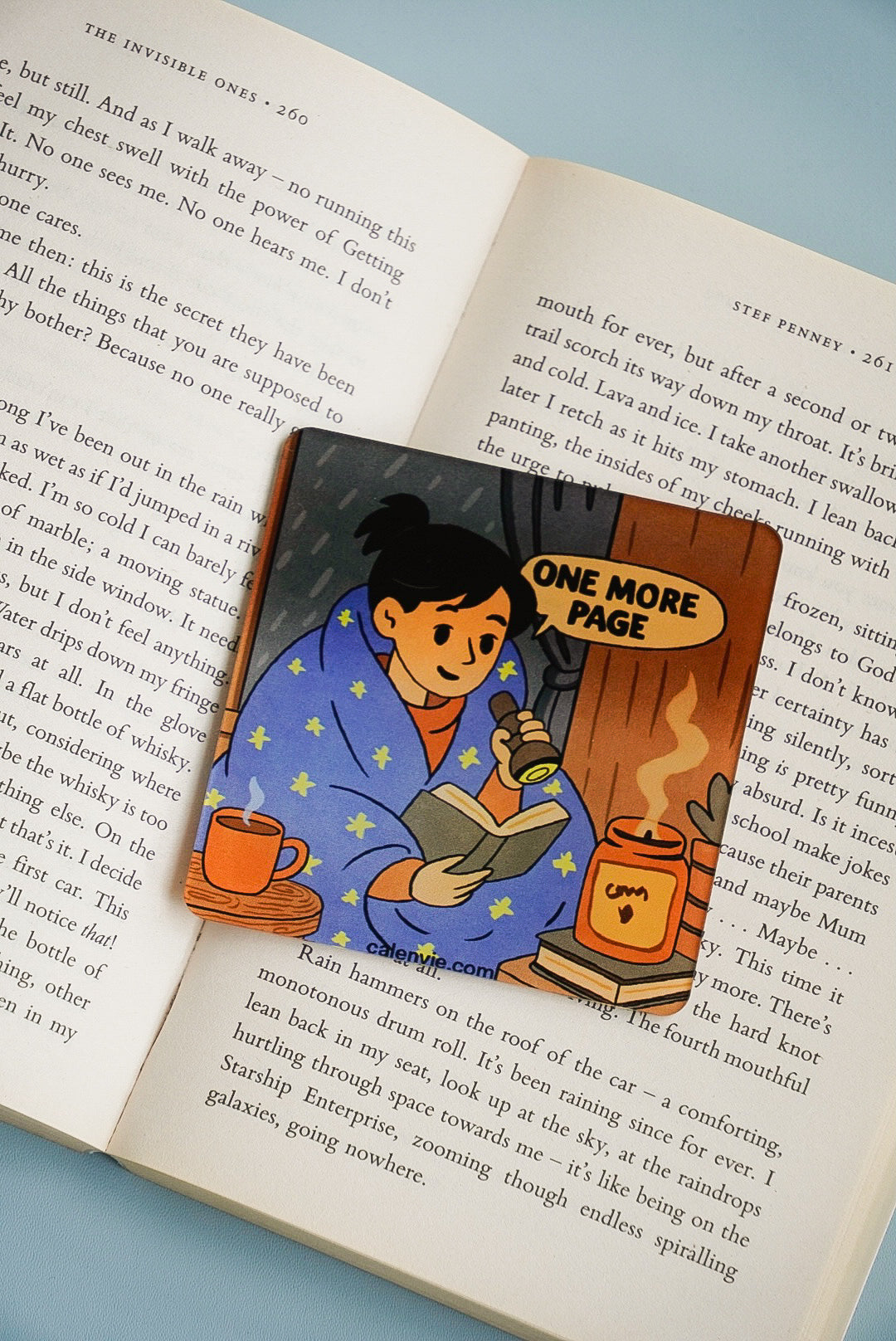 One More Page Bookworm Fridge Magnet