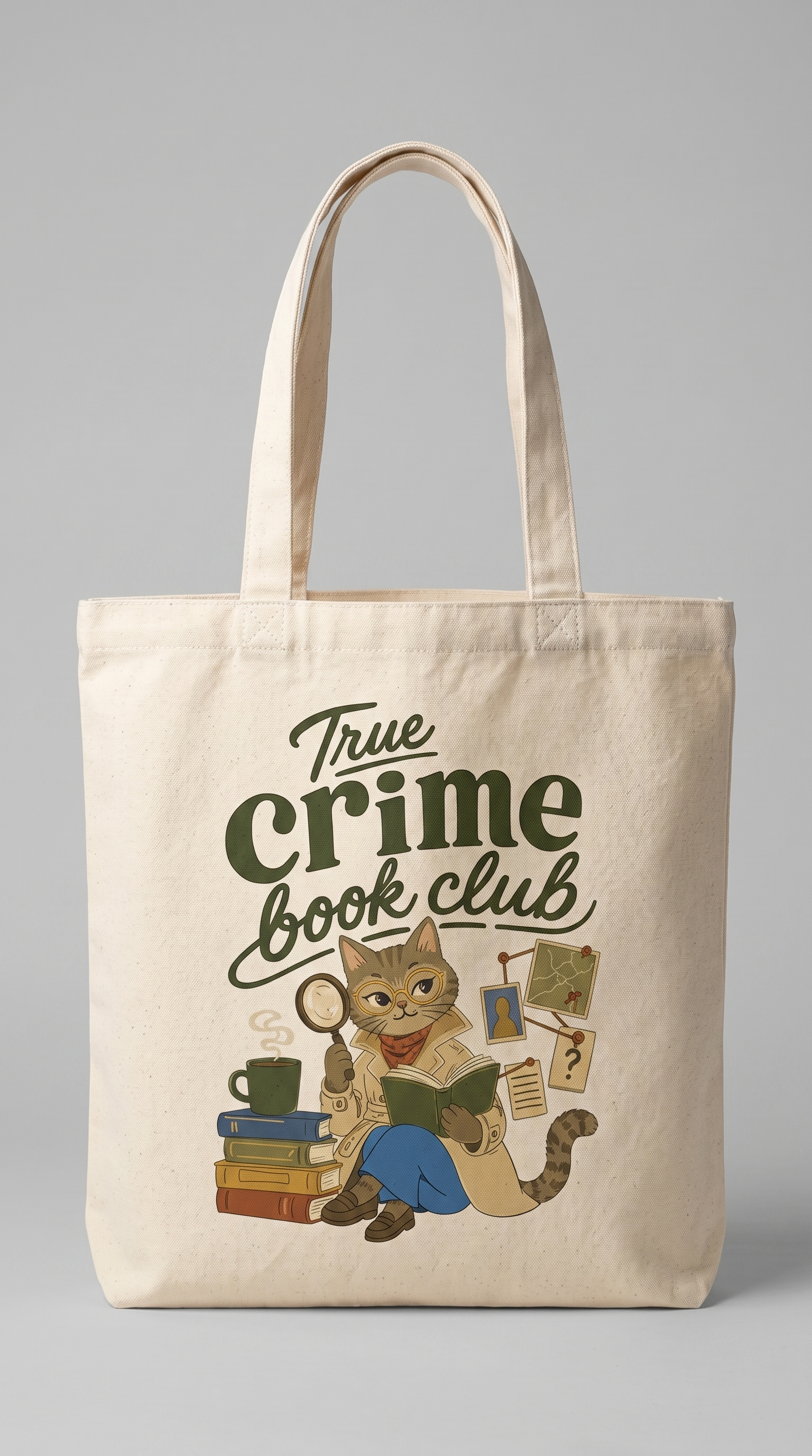 True Crime Book Club Tote Bag