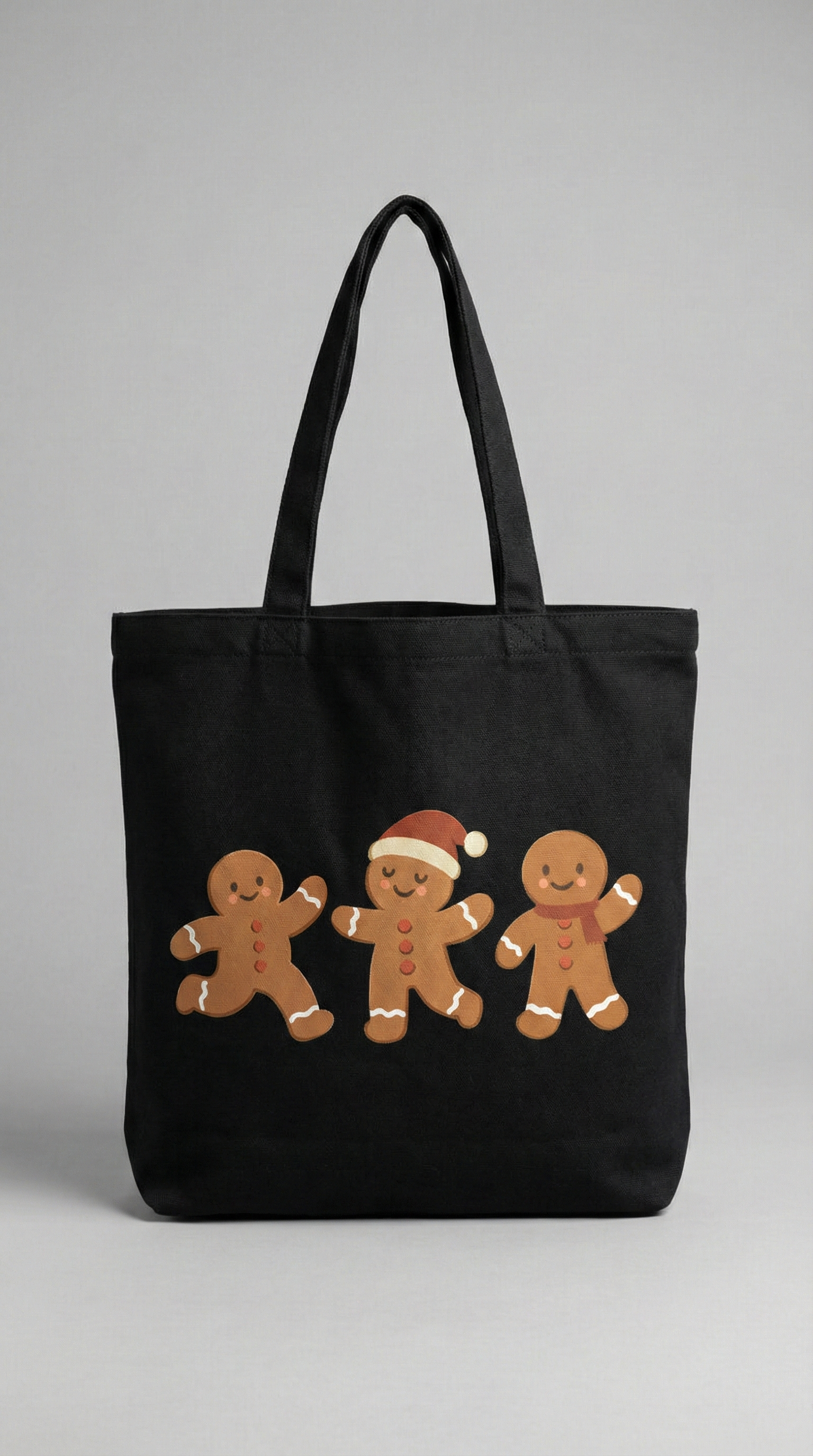 Gingerbread Men Large Tote Bag