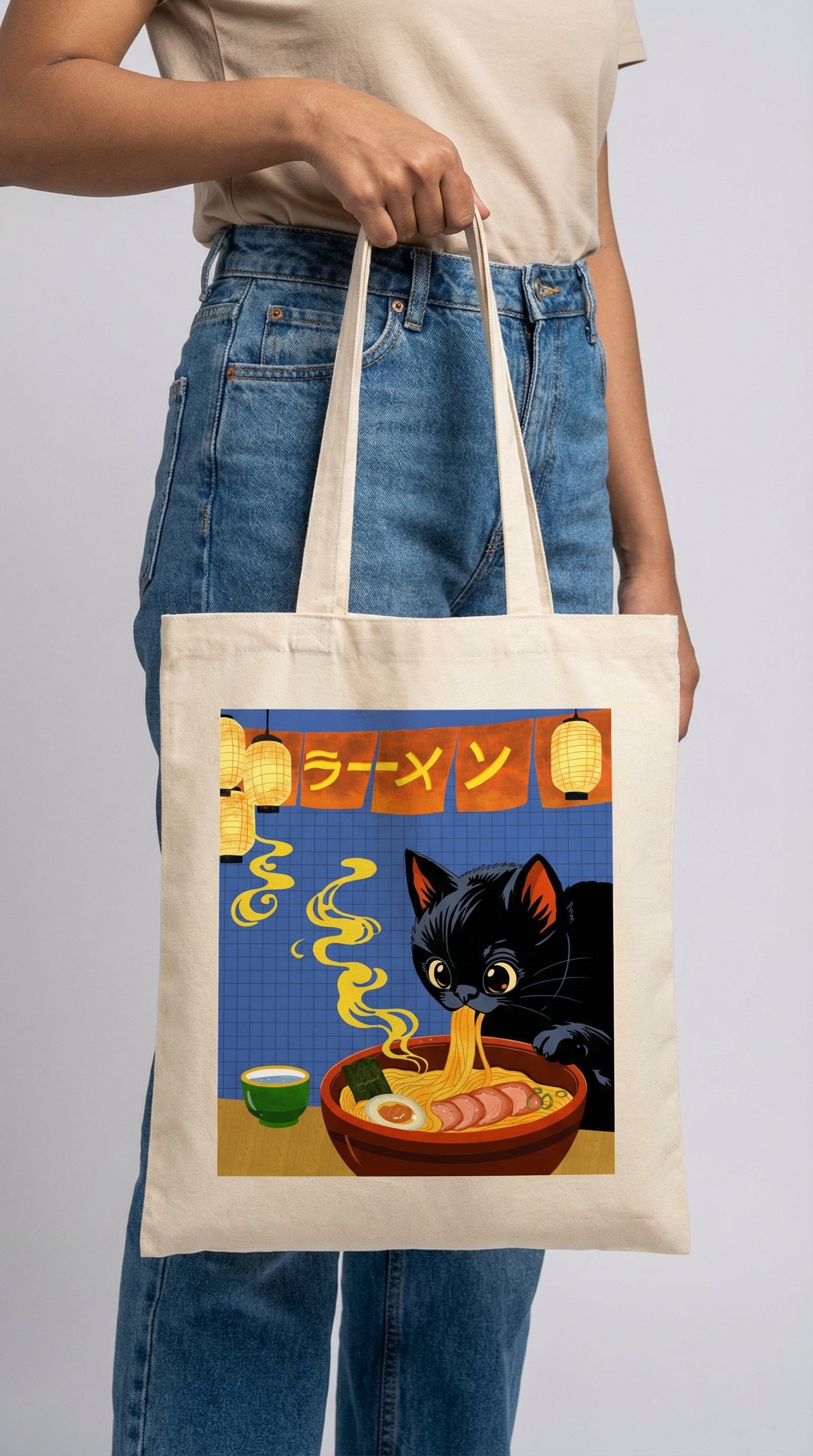 The Ramen Cat Tote Bag