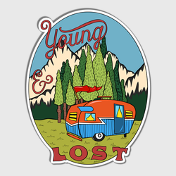 Young And Lost Sticker