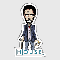 Dr House Sticker
