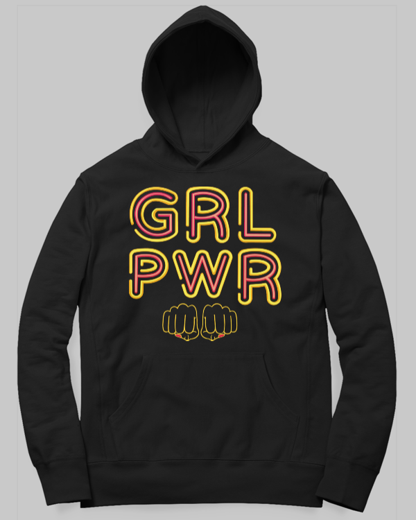 Girl Power Hoodie by Satavisha