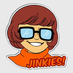 Jinkies Sticker