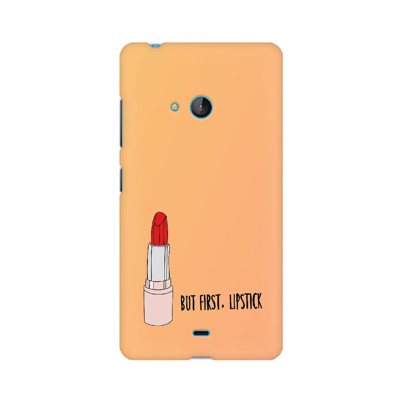 But First , Lipstick Nokia Mobile Cases & Covers