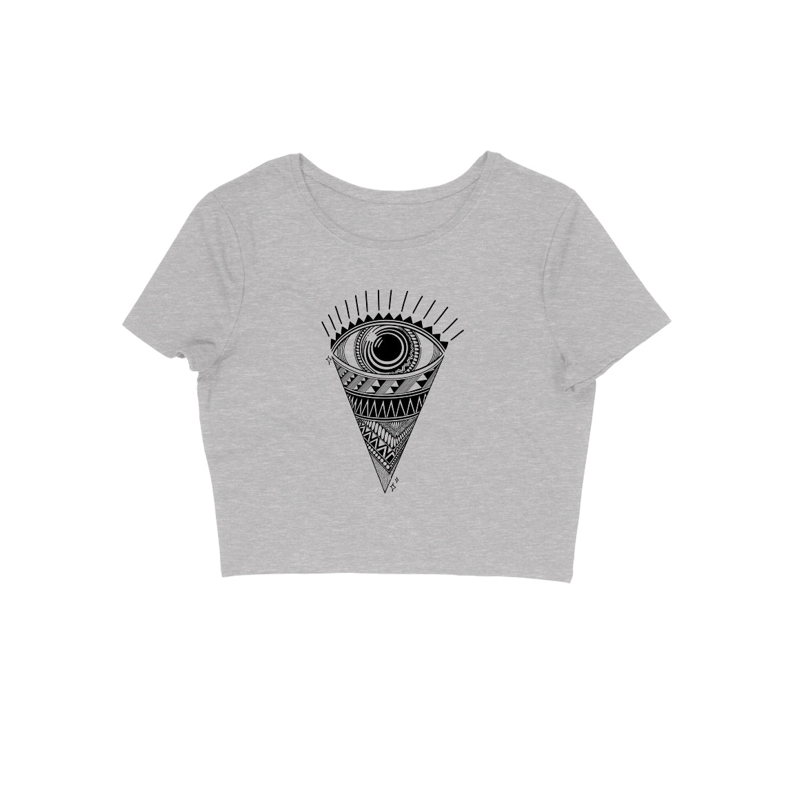 Zentangle Eye Crop Top