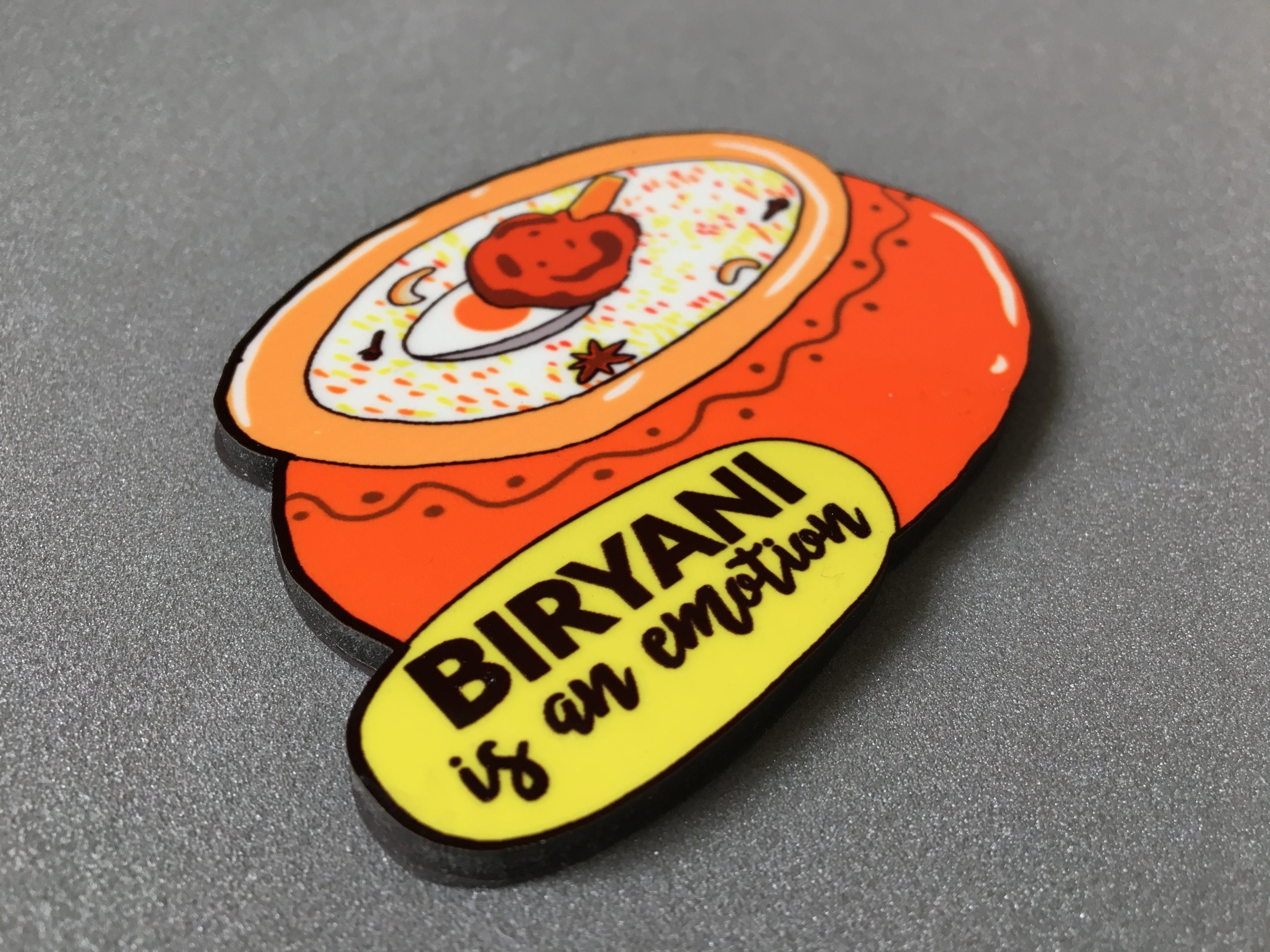 Biryani is an emotion Fridge Magnet