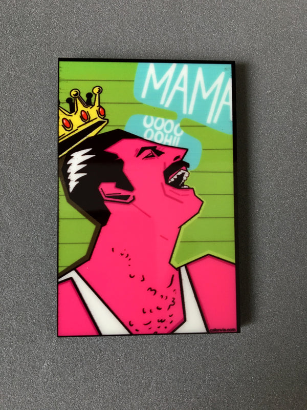 Freddie Mercury 2 Fridge Magnet