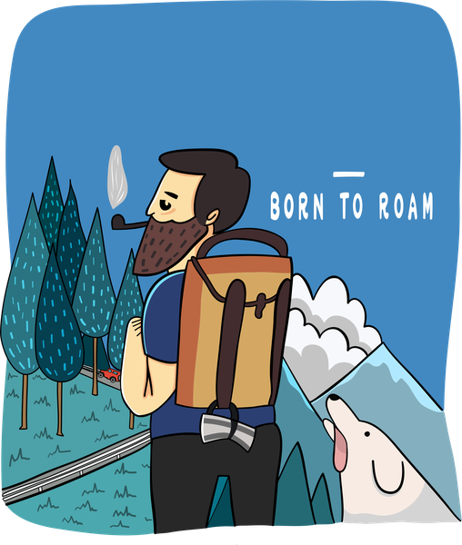 Born to Roam T-shirt - Calenvie