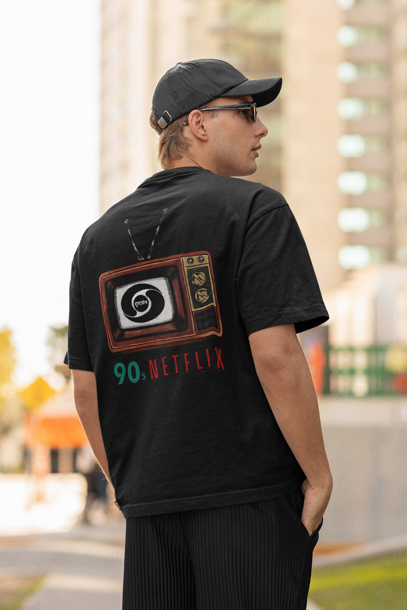 90's Netflix Oversized T-shirt