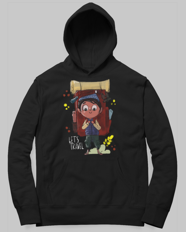 Lets Travel Hoodie by SmilingSkull