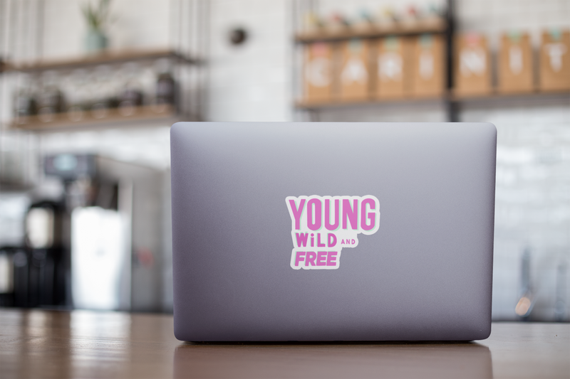 Young Wild And Free Sticker
