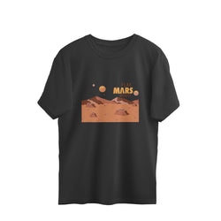 Flat Mars Society Oversized T-shirt