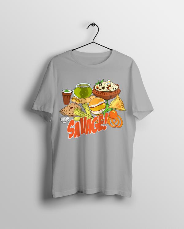 Savage Indian Food T-shirt - Calenvie