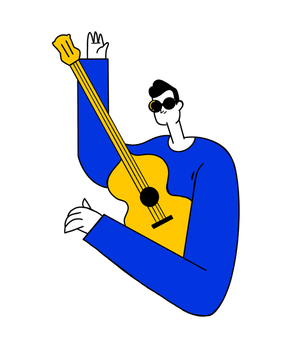 Guitarist T-shirt - Calenvie