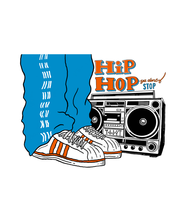 Hip Hop Hoodie by Satavisha