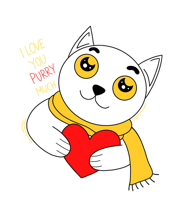 Love you purry much T-shirt - Calenvie