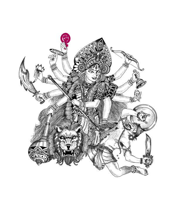 Maa Durga T-shirt - Calenvie