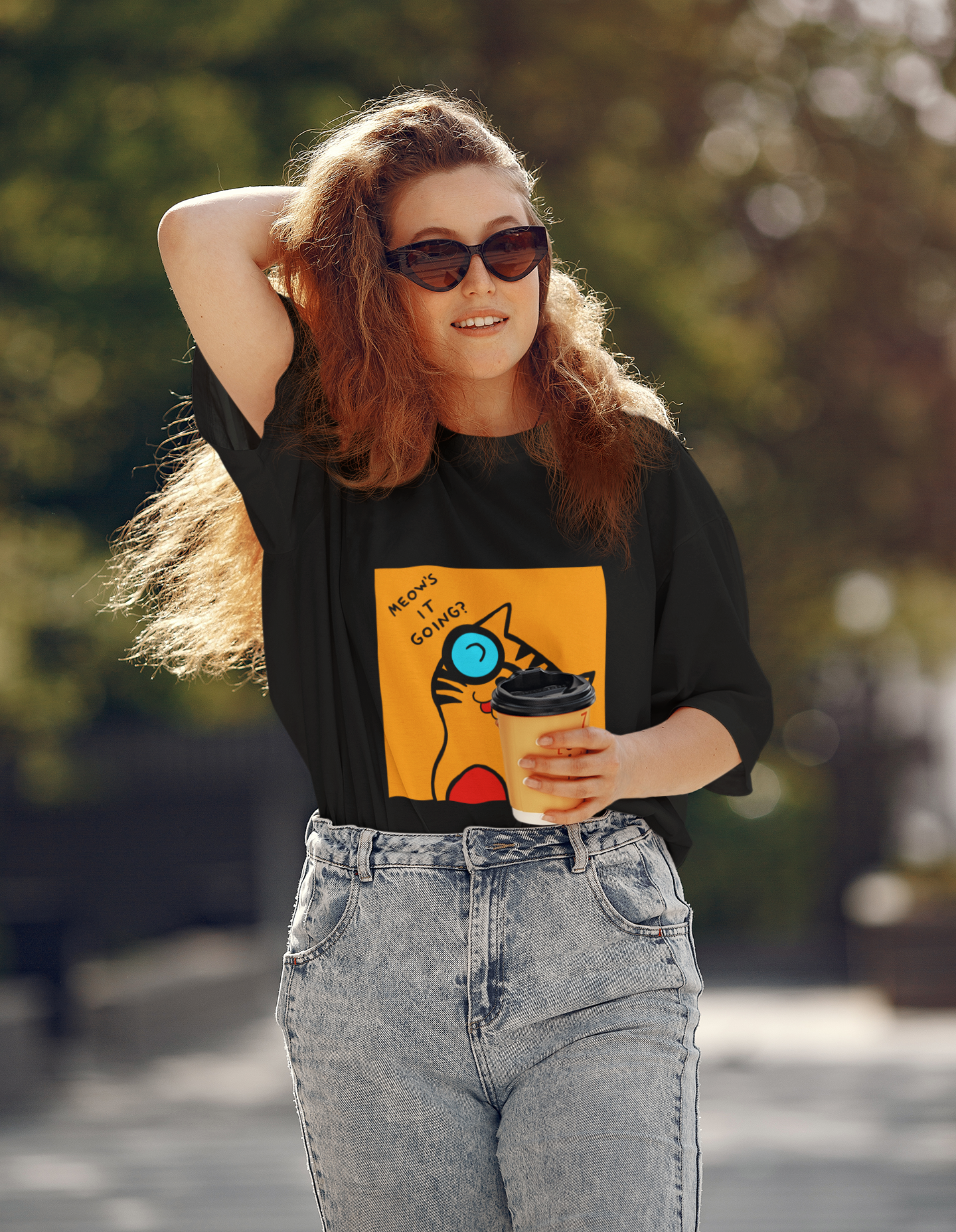 Meows It Going Oversized Unisex T-shirt