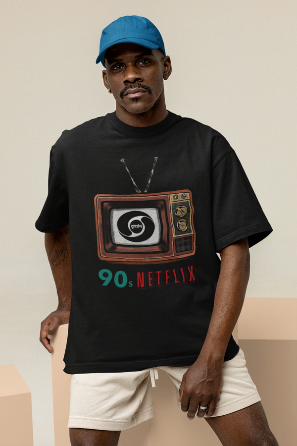 90's Netflix Oversized T-shirt