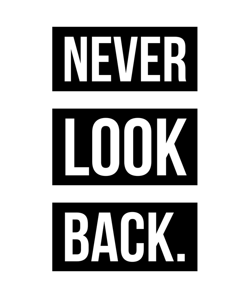 Never Look Back Hoodie by Satavisha