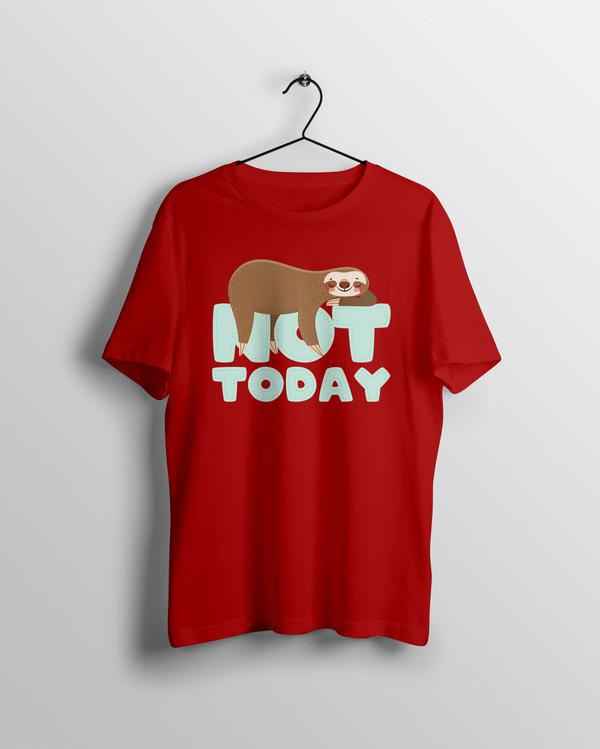 Not Today T-shirt by SmilingSkull - Calenvie