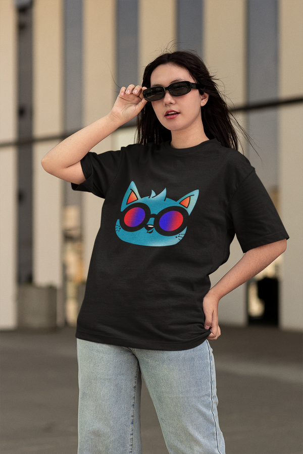 Cool Cat Oversized Unisex T-shirt