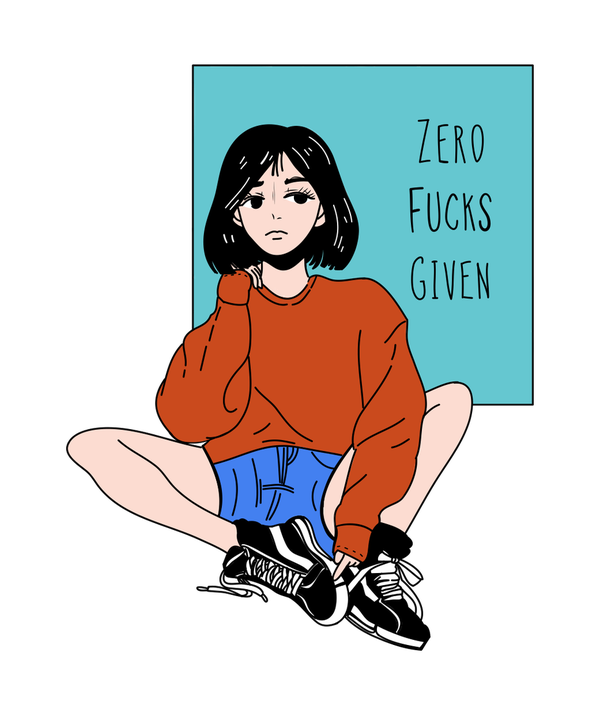 Zero Fucks Given T-shirt - Calenvie